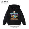 Cute and Versatile Kids' Autumn/Winter Hooded Sweatshirt – Underwater-Themed Print – Casual Long-Sleeve Pullover for Boys and Girls