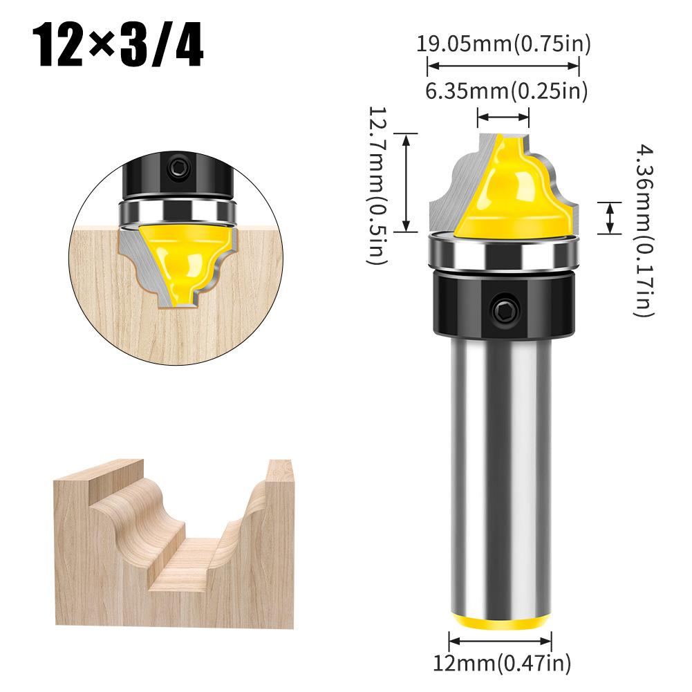 

1/2 handle 12 handle imitation three-arc engraving knife panel engraving knife door knife cabinet door knife line knife Copy three-arc carving knife 12 * 3/4