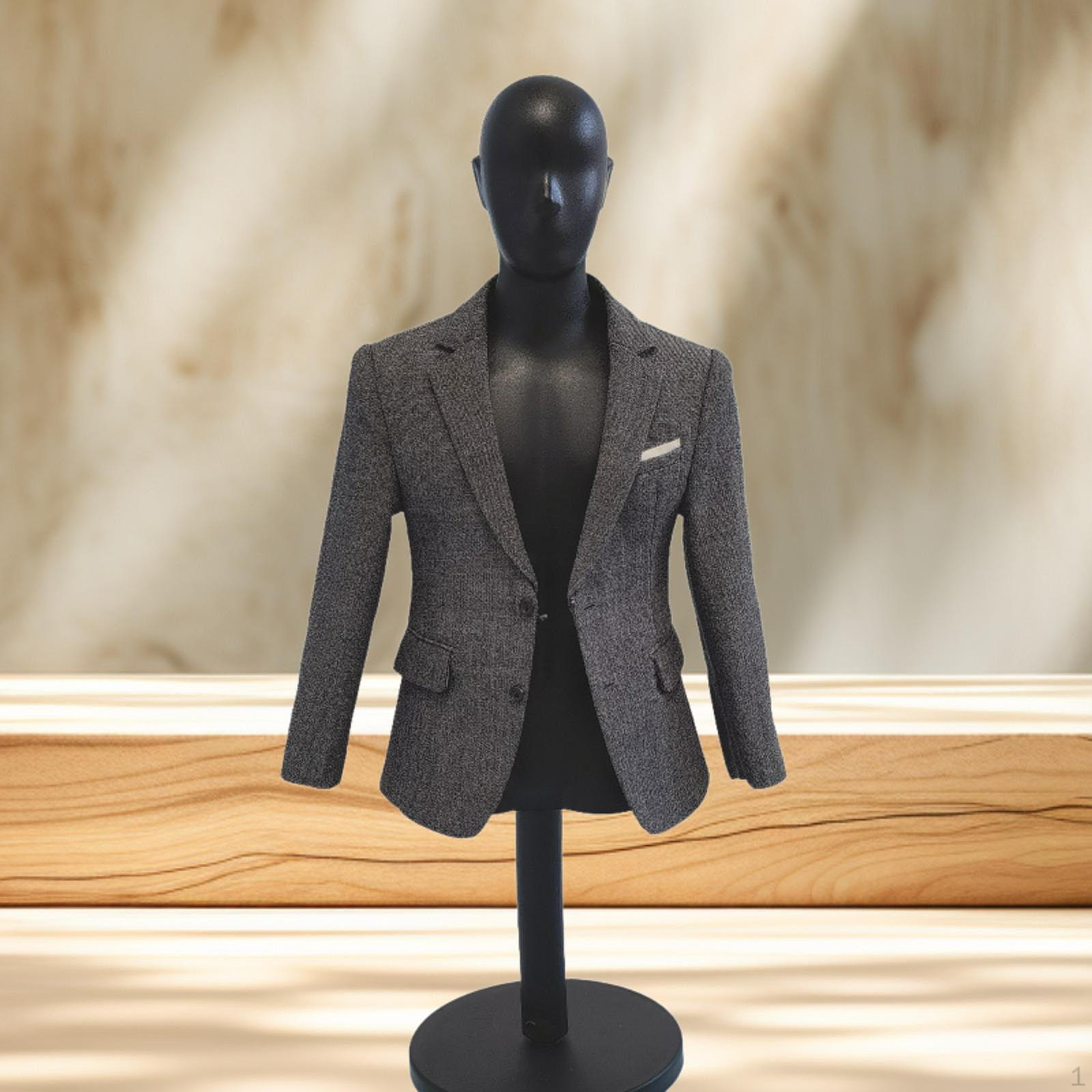 

Одежда для мужской куклы 1/6, костюм, пальто и аксессуары для 12-дюймовых фигурок серый