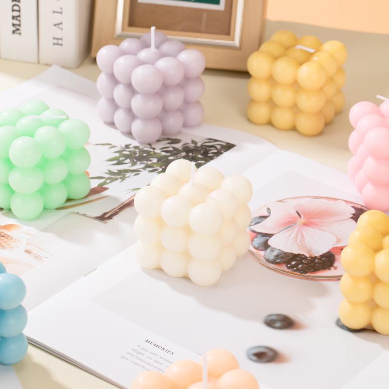 

Cube Soy Wax Aromatherapy Candle - Handmade Ornament & Party Favor