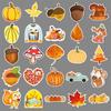 50 Autumn Fresh Doodle Personality Cartoon Squirrel Animal DIY Skateboard Suitcase Stickers Waterproof