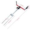 Stainsless Steel Fishings Rod Holder 360Degree Adjustable Fixed Rack Fishings Poles Stand Equipment for Ground, Beach