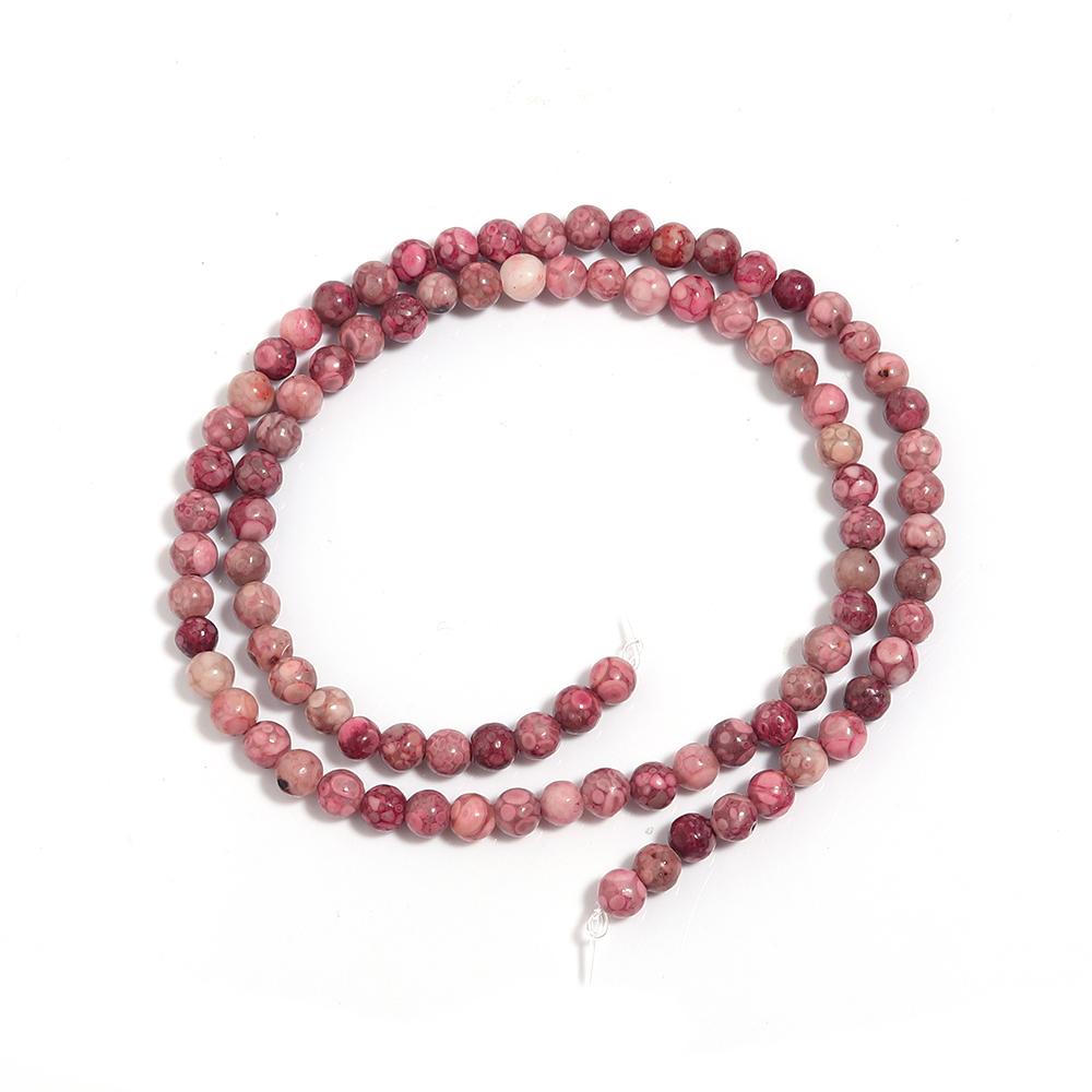 

1 Strand 4 6 8 10 12mm Natural Red Maifan Stone Beads Round Loose Gem Beads For DIY Jewelry Making Bracelet Necklace Accessories
