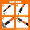 Integrated pneumatic nailer for woodworking, manual steel nailer with 4 gears, NEW