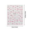 1 Sheet Kawaii Cherry Bow Nail Stickers 5D Cute Fruit Design Adhesive Decorative Stickers Nail Art Stickers