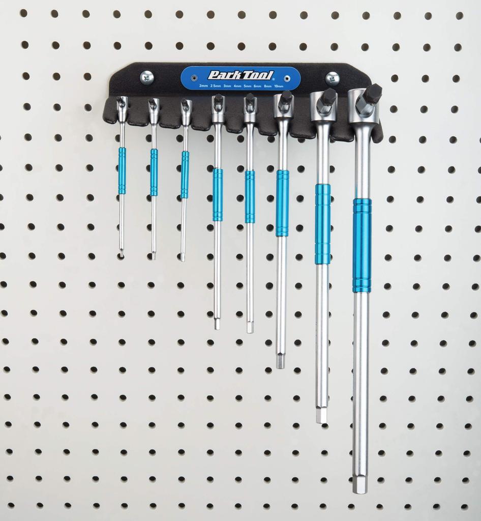 Parktool Posuvná sada šestihranných klíčů Profesionální sada šestihranných klíčů navržená pro jízdní kola Černý klíč typu Torx 3 4 5 6 8 T-rukojeť údržba. THH-1 (2 /