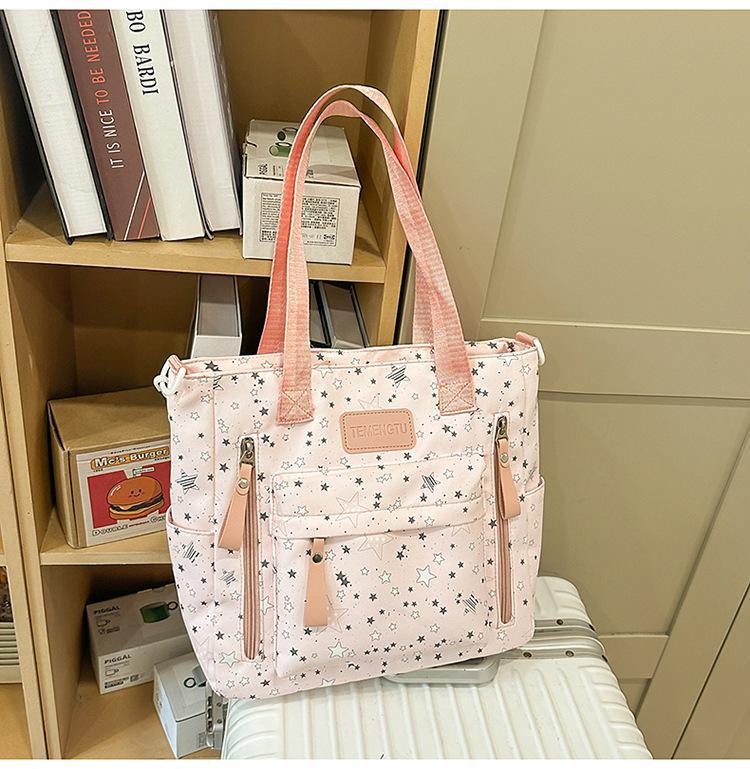Schoolbag Japanese ins new high-value fresh and sweet star make-up bag women's light travel large-capacity backpack