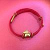 Instant Wealth Red String Bracelet - Year of the Horse, Light Luxury Zodiac Charm for Couples, Unisex Chinese Style Luck Bracelet