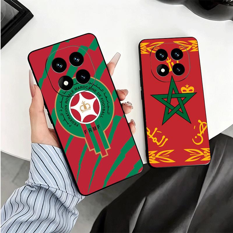 Morocco Flag Soft Phone Case for Xiaomi Redmi Note 12 13 14 15 Pro Plus 11 12S 11S 11T 10 4G Black Cover Back Shell