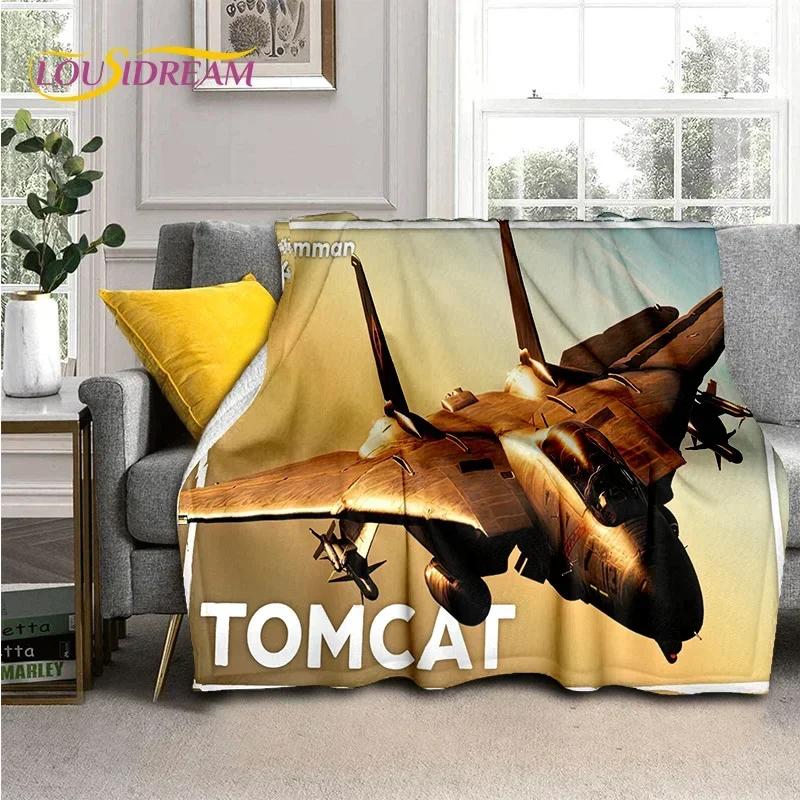 29 Style Space Spitfire Aircraft  Air Force Jet Fighter Cartoon Blanket,Soft Throw Blanket for Home Bedroom Bed Sofa Cover Child