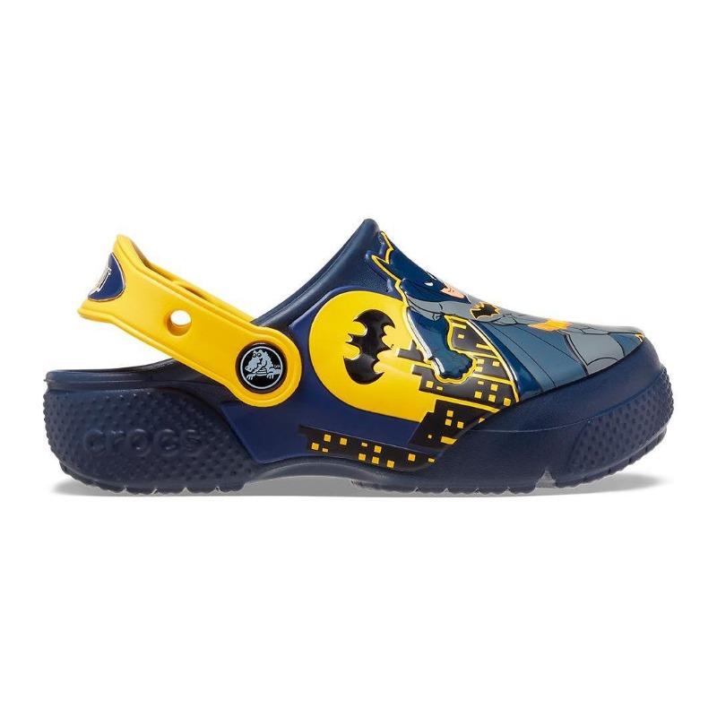 Crocs Kids Cute Anti Slip Breathable Sandals Blue Yellow 207470-410