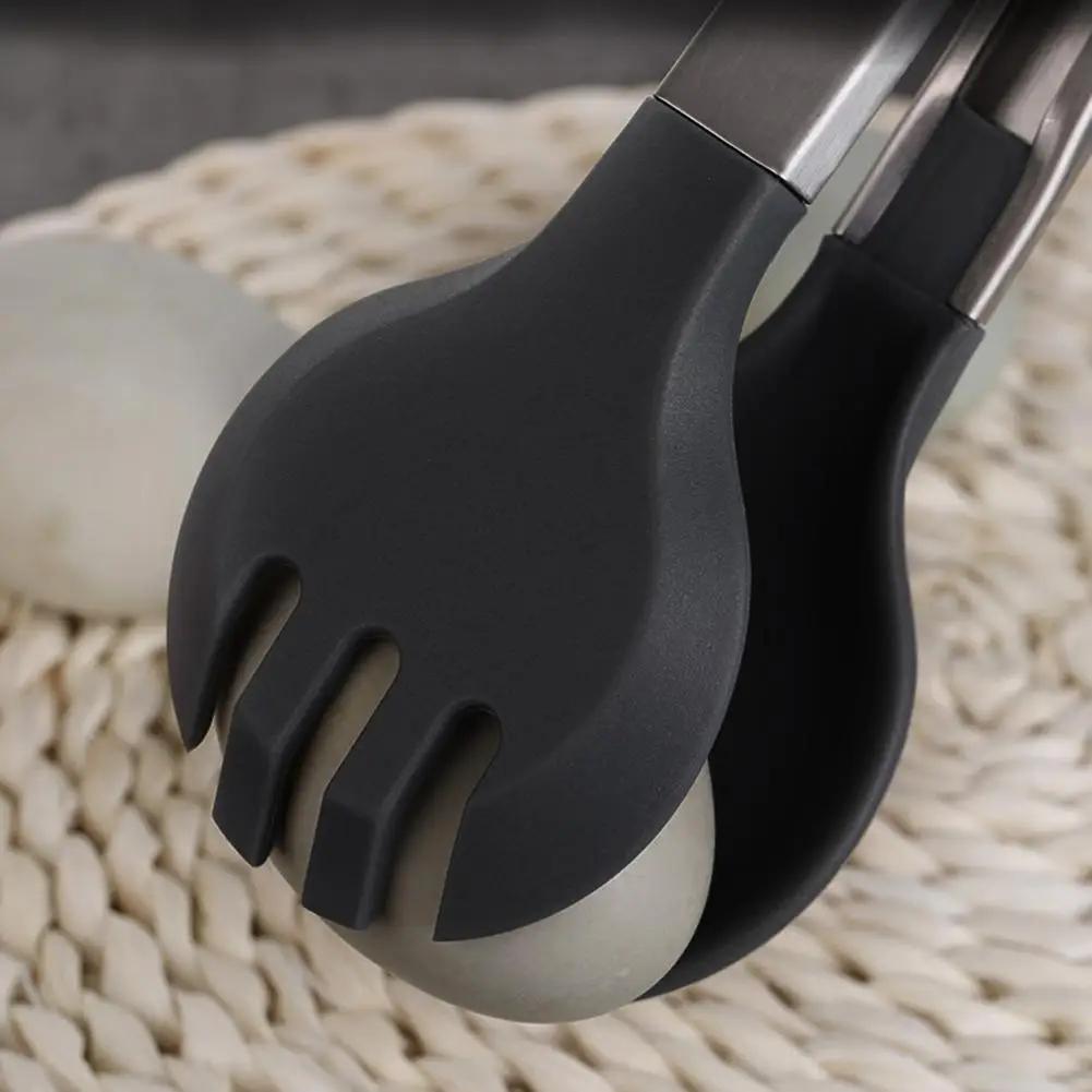 Stainless Steel Silicone Kitchen Tongs Bbq Clip Salad Cooking Tool Food Serving Tongs Pinzas De Cocina Kitchen Appliance Parts