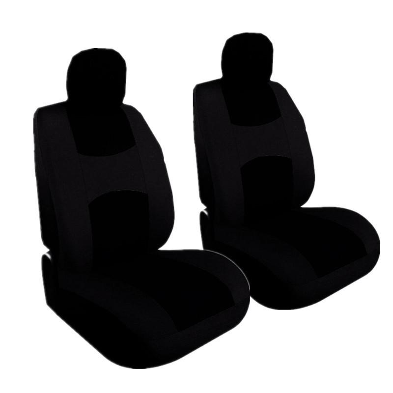 4pcs/set Universal Car Front Seat Cushion Cover + Head Cushion Cover Breathable Cloth Seat Cover Pad
