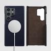 For Samsung S26 Ultra Case Magnetic Magsafe Oil Wax Genuine Leather Phone Cases For Galaxy S25 S24 S23 S22 Cover Wireless Charge