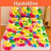Colorful Sunflower Plush Cushion Smiley Face Pillow Ultra-soft Short Plush Pp Cotton