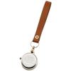 Fieldwork Analog Pocket Watch with Cat Strap and Bag Charm, Brown, GY030-2, Women's
