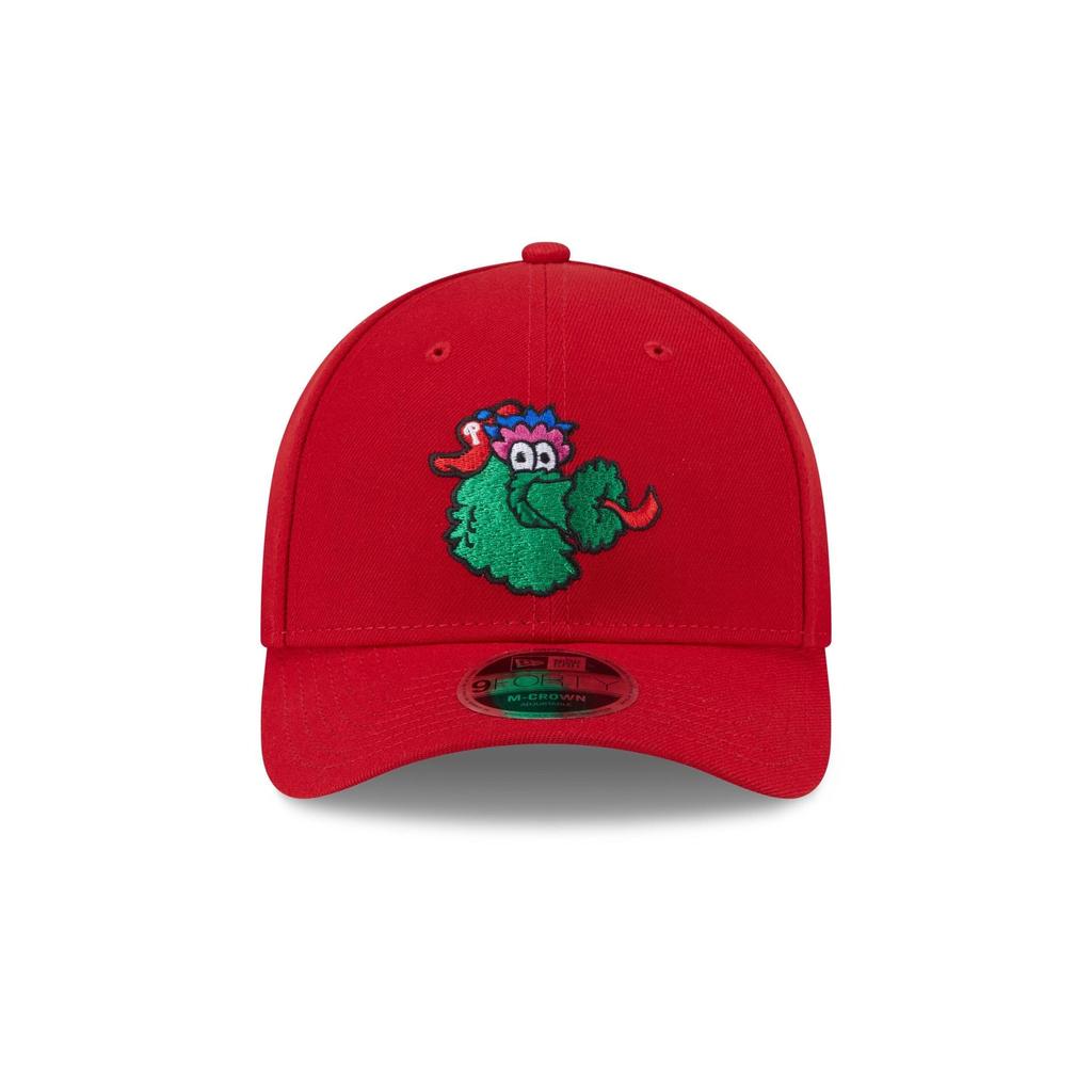 [New Era] 9FORTY M-CROWN Snapback Philadelphia Phillies MLB Iesildīšanās Snapback Cepure Sarkana Philadelphia Phillies 940MC Cepure [Lietota]