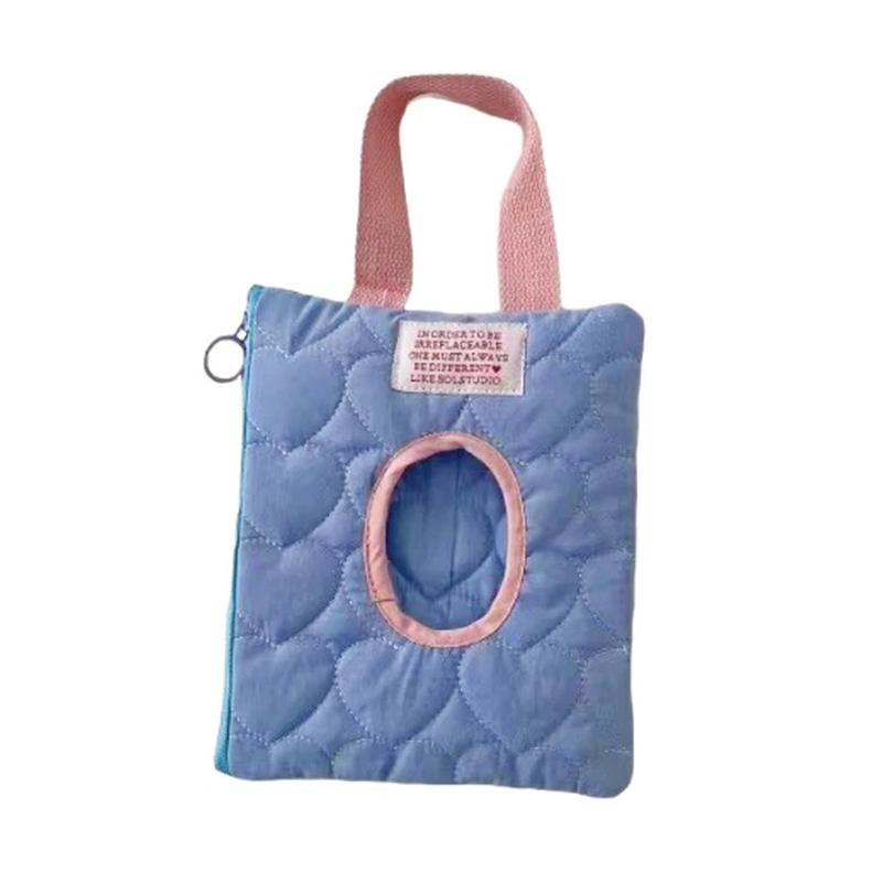 Color Portable Wipes Holder Case Cotton Baby Wet Wipe Pouch Reusable Refillable Cosmetic Pouch Useful Tissue Box