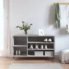 VidaXL Shoe Cabinet Sonoma Grey 102x36x60 Cm Engineered Wood 831410
