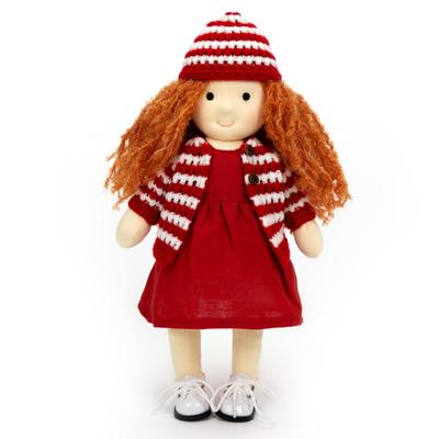BlissfulPixie Waldorf Dukke Håndlavet Dukke Waldorf Dukke - Quinn 30cm Blød Pige Sød Plysdyr Bedste Dukke til Børn