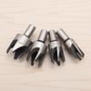 Woodworking Plug Cutter Drill Bit Set 6mm 10mm 13mm 16mm Countersunk Hole Repair Chamfered Bits