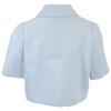 LOEWE [New/Domestically Manufactured/2023AW] S540Y30L44 Bonded Lambskin Cropped Shirt Jacket 40 Powder blueUsed