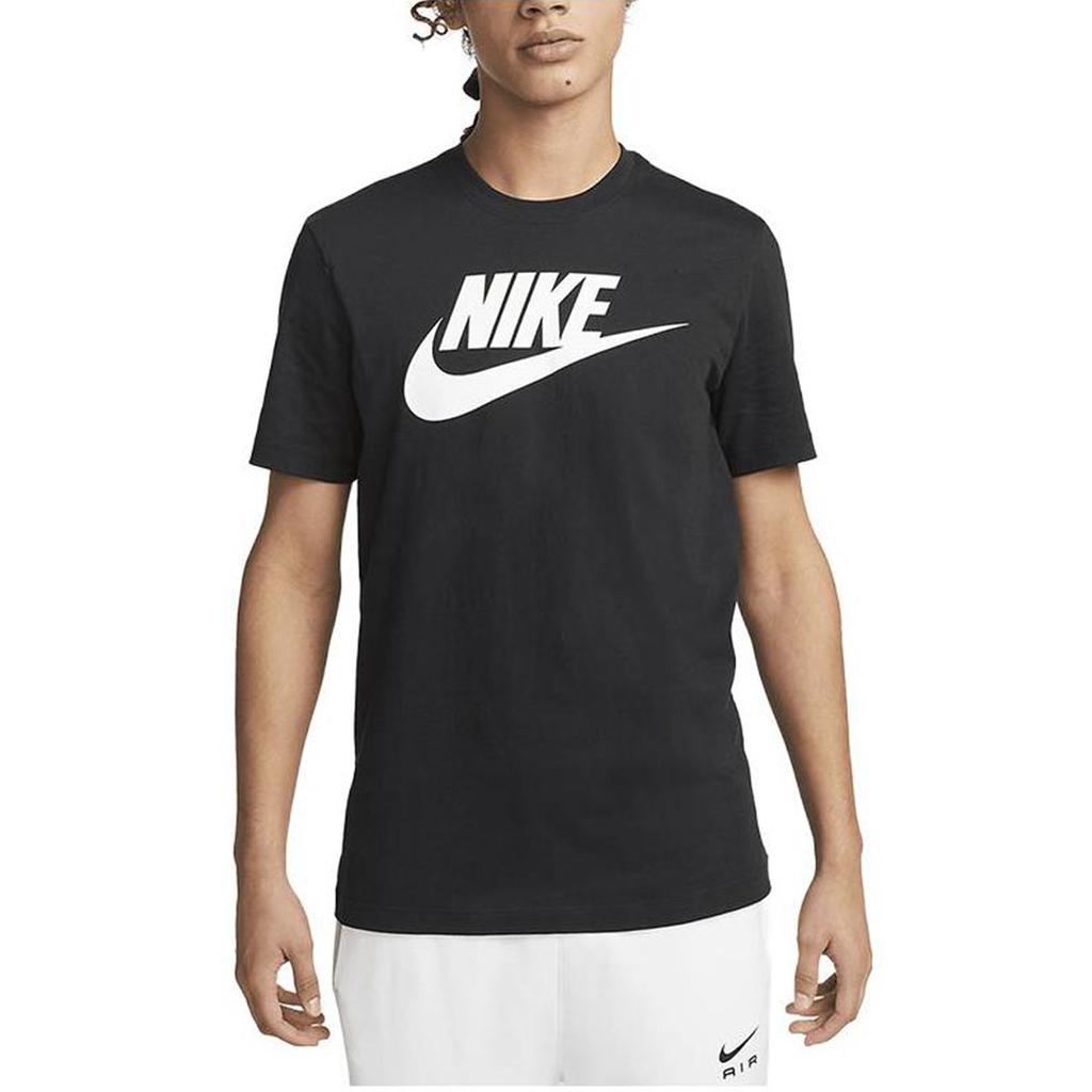 Nike Alphabet Logo Breathable Crew Neck Sports Tee Men Tops Black DX1986-010