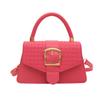Textured Retro Fashion Handbag Women's 2025 New Casual and Beautiful Simple Shoulder Messenger Small Square Bag