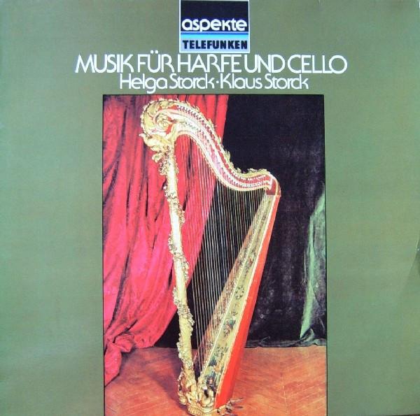 Виниловая пластинка HELGA STORCK KLAUS STORCK Musik Fr Harfe Und Cello 641020 Telefunken Германия Классика Б/у