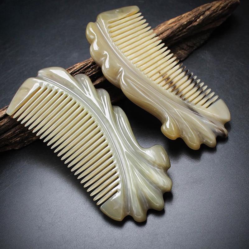Beidouyang Yak Horn Carved Comb