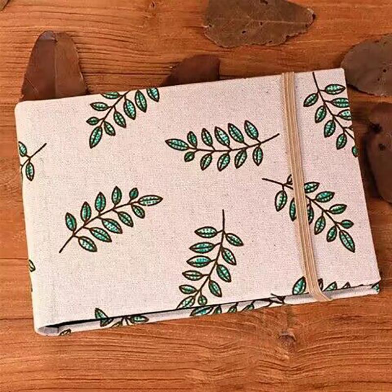 6-tums Fotoalbum Skrivbart Samling av Barns Tillväxtfoton 100 st Högkapacitet Tyg Konstpapper Mellanlägg Album