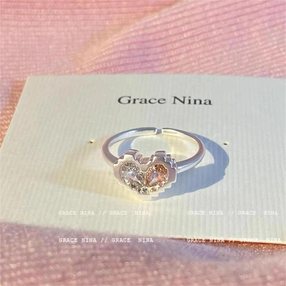 Popular Women's Ring Gold Brushed Double-layer Cross Star Ring Women's Niche Design Exquisite Retro Index Finger Ring 2026 New Explosion