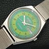SEIKO 5 AUTOMATIC JAPAN 6309A MENS VINTAGE GREEN COLOR DIAL WATCH a702710-1 R210-a702710
