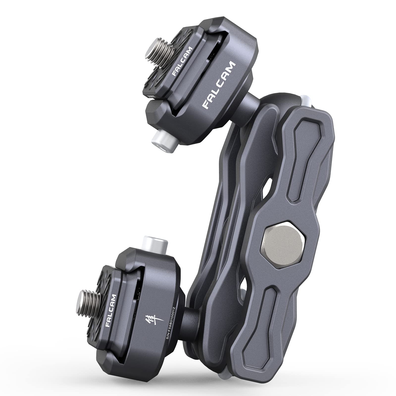 

ULANZI F22 Magic Arm Quick Release Double Ball Head Inch Screw Adapter with Screws on Both Ends Adjustable Monitor Mount Load Capacity 5kg Aluminum чорний