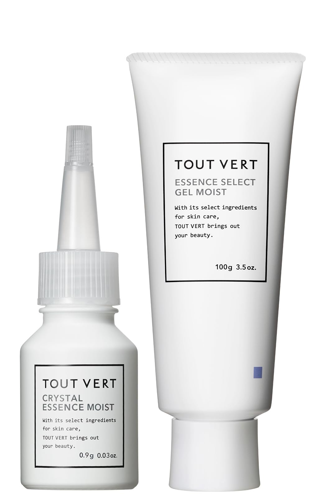 

TOUT VERT Firmness Elasticity Crystal Essence Moist Essence Select Gel Moist Vitamin C High Moisture High-Concentration Peptide & Set, 21mL