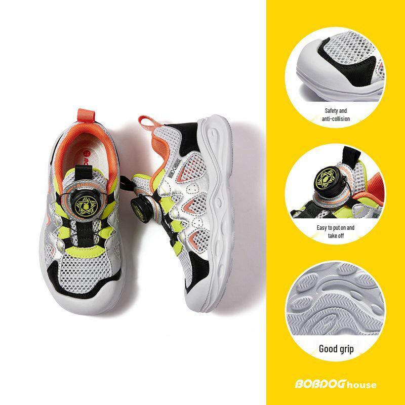 Bobodou 2025 Summer Kids' Breathable Non-slip Sports Shoes for Girls and Boys