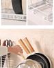 Retractable Pot Lid Rack for Kitchen Countertop Storage