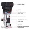6 Gear Brushless Cordless Electric Trimmer Wood Router Engraving Slotting Machine Wood Milling Cutter for Makita 18V