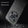 Honor Magic 3 Pro Cowhide Crocodile Pattern Genuine Leather Case - Ultimate Protection