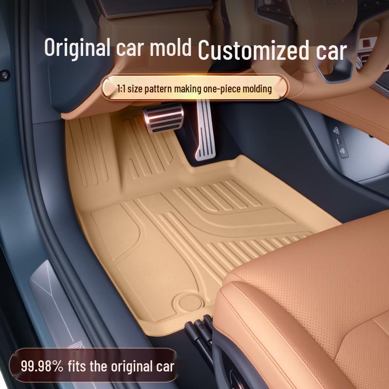 BYD Han L Floor Mats for TPEDM/EV25: New Car Interior Accessories for Driver and Passenger
