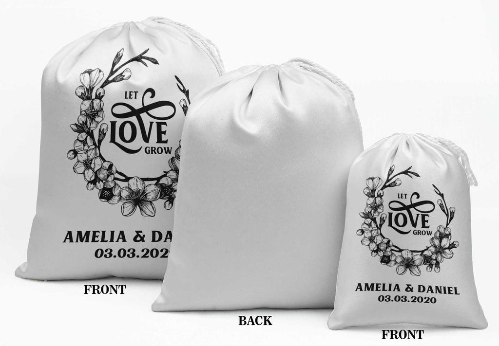 Darling Souvenir Schwarz Dankeschön-Geschenktüten für Hochzeiten, Party-Zubehör, Geschenkbeutel, Süßigkeitentüten, 15 Stück