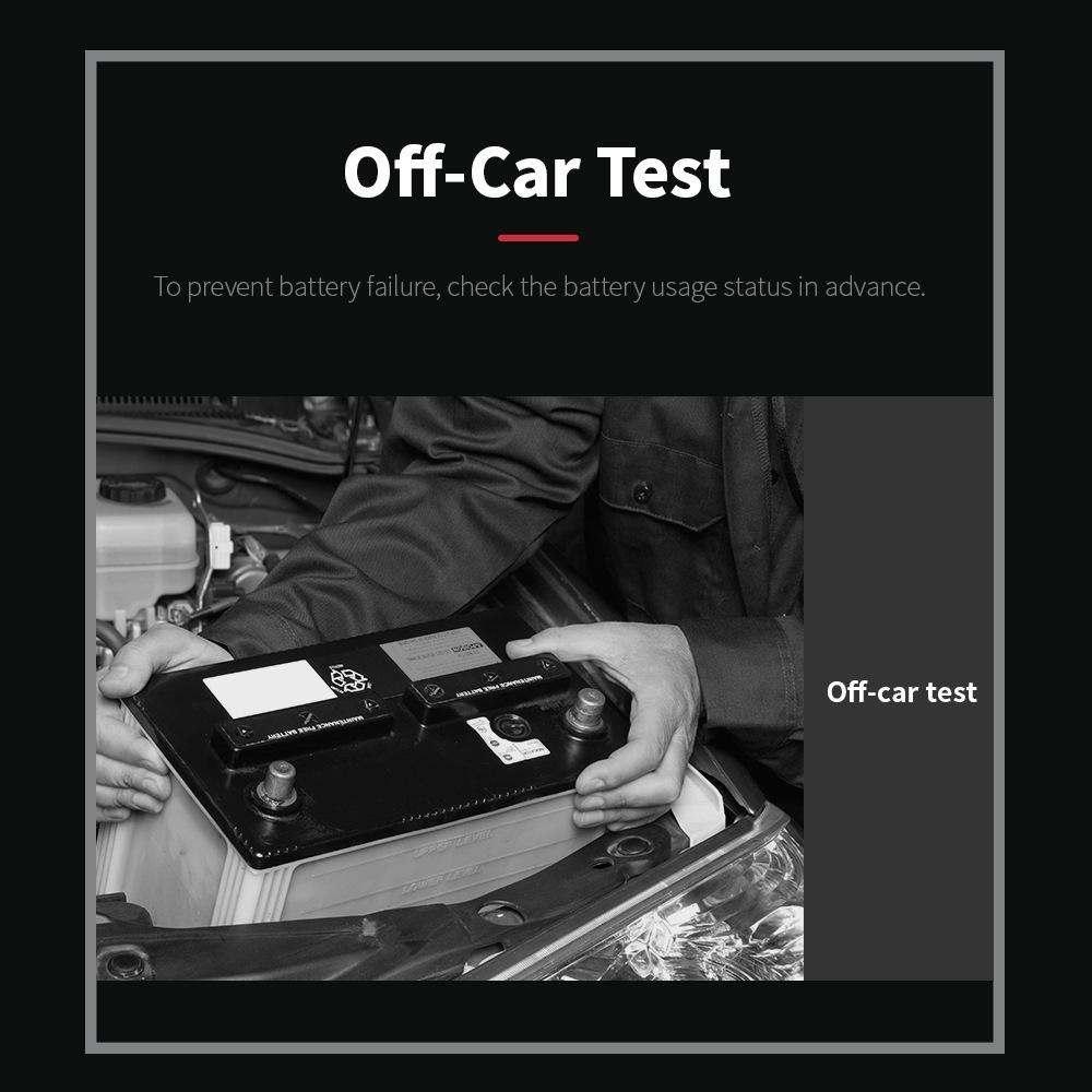 BM550 Multifunctional Battery Tester for 6V/12V/24V Vehicles with Intelligent Digital Display