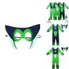 Wild Kratts Kreaturenkraft-Anzug-Kostüm für Kinder mit grünem marineblauem Overall und Maske
