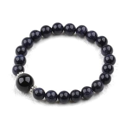 [K1183] - Midnight Blue 'Mineralia' Designer Bracelet