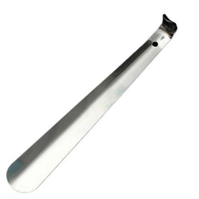 Durable Handle Professional Metal Silver Color Shoe Horn Lifter Long Shoespooner