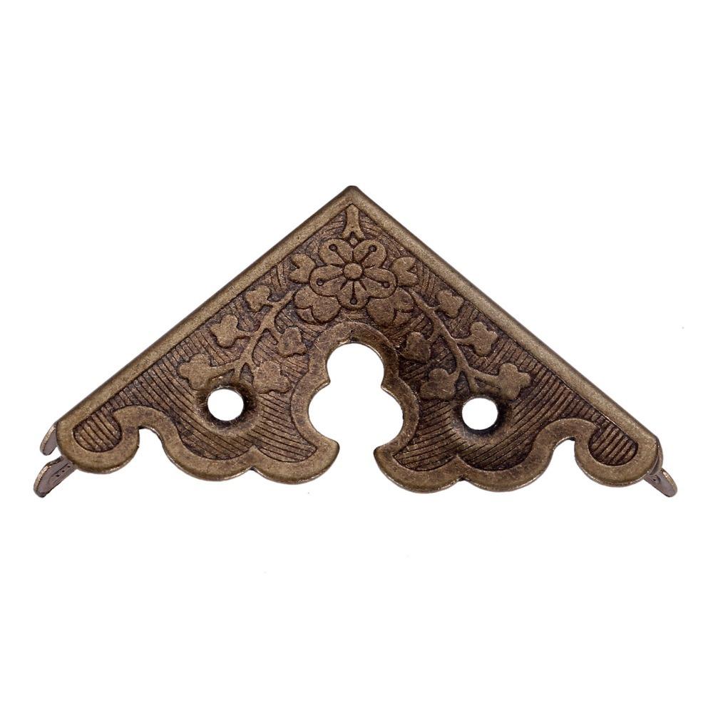 Furniture Decorative Furniture Protector Antique Corner Wooden Box Corner Protector Triangle Corner