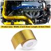 Gold 10M Reflective Heat Shield Self-Adhesive Wrap Barrier Silver Protection