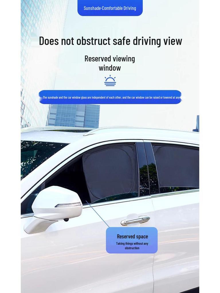 Car Window Sunshade for Ruilan 7/8/9, Maple Leaf 80V: Sun Protection, Heat Insulation, Camping, Privacy, & Light Blocking