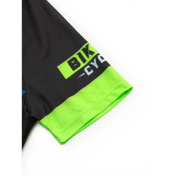 Men'S Cycling Jersey - High-Elasticity Knit Fabric with Reflective Back Design, Breathable Moisture-Wicking Fabric for Road & Mountain Biking,