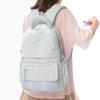 Casual Large Capacity Lightweight Patchwork Backpack for Girls Student School Bag Leisure College Style Double Shoulder Bag